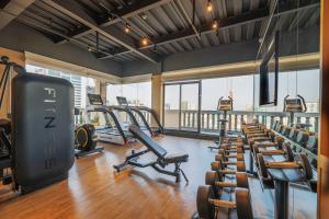 Fitness centrum a/nebo fitness zařízení v ubytování Maxx Phnom Penh Downtown By H World