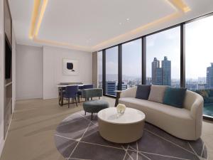 Uma área de estar em Sofitel Ambassador Seoul Hotel & Serviced Residences