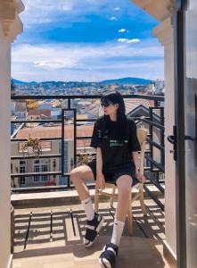 Balkón nebo terasa v ubytování Be.Ho DaLat - Attic