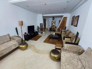 Ruang duduk di Appartement Hamria Meknes