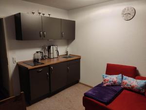 Kuchyň nebo kuchyňský kout v ubytování Ferienapartment "Alois" in Sankt Englmar