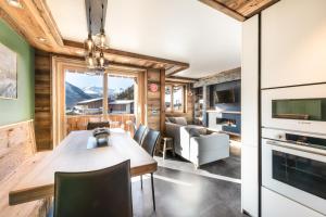 Posezení v ubytování Club Alpina - Champagny-en-Vanoise