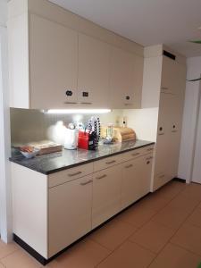 Kuchyň nebo kuchyňský kout v ubytování Rhii B&B
