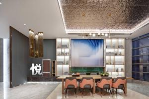 Posezení v ubytování 银座佳悦精选酒店冠县冠宜春路店