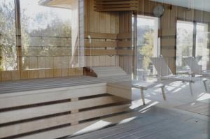 Balkón nebo terasa v ubytování La Fraîchette-Hôtel & Spa
