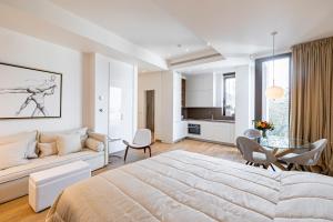 Postel nebo postele na pokoji v ubytování 302- HiEndAccomodation-TopLocation