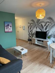 TV a/nebo společenská místnost v ubytování Appartement du Grand Parc (2) - 2 chambres (65m2)