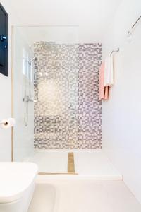 Koupelna v ubytování Apartamento Peonia