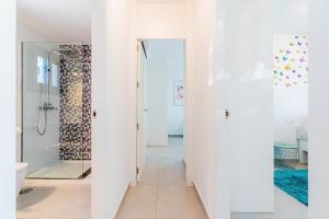 Koupelna v ubytování Apartamento Peonia