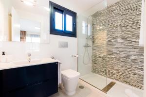 Koupelna v ubytování Apartamento Peonia