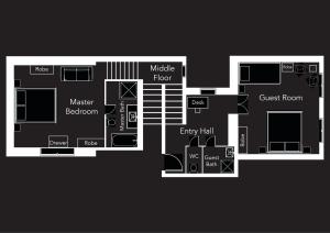Plan piętra w obiekcie Vienna Penthouse 1