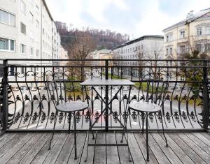 Balkón nebo terasa v ubytování Numa Salzburg Mozart