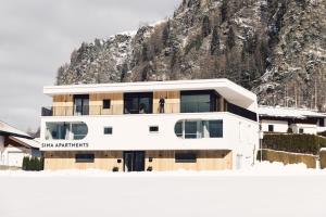 Sima-Apartments v zimě