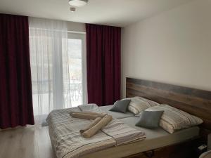 Postel nebo postele na pokoji v ubytování Apartmán Diamond 2