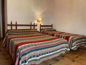 Postel nebo postele na pokoji v ubytování Hostal Rural Poqueira