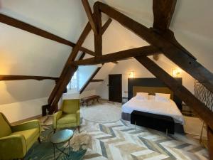 Domaine de Prestal客房内的一张或多张床位