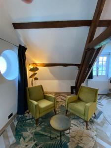 Domaine de Prestal的休息区