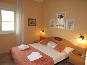 Postel nebo postele na pokoji v ubytování Hotel Massimo