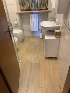 Koupelna v ubytování Casa Fabbrichina