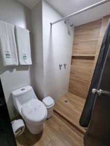 Ett badrum på EMS Hoteles Centro Histórico