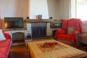 Posezení v ubytování Frosos Beachfront Maisonette Acharavi