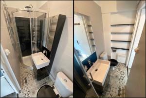 Photo de la galerie de l'établissement L'INTIMISTE à Saint Lô - Atypique - Studio Duplex Privé tout équipé - Gare - Centre - Parking gratuit - Entrée autonome - Chambre en mezzanine - Wifi - Netflix - Lave-linge, à Saint Lo