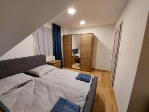Posteľ alebo postele v izbe v ubytovaní Mýto Apartments BERGMAX, Ski Jasná Chopok 10min transit - Resort Mýto Apartments, parking free