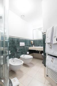 Koupelna v ubytování Hotel Moderno