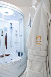 Koupelna v ubytování Hotel Moderno