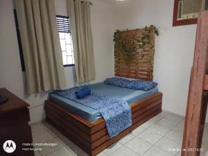 Blue Hostel tesisinde bir odada yatak veya yataklar
