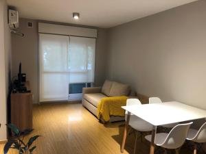 Posezení v ubytování Departamento a estrenar barrio abasto Rosario