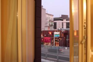 a view of a city from a window at Laguna Blu Mestre Venezia in Mestre