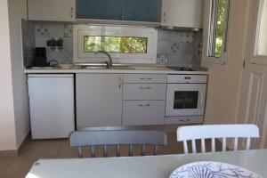 Kuchyň nebo kuchyňský kout v ubytování Mathesi Apartment Sea View + 13 fotografií