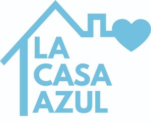 ein Logo für la casa azul in der Unterkunft La Casa Azul in Santa Faz