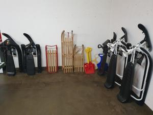 Fitness centrum a/nebo fitness zařízení v ubytování Plaun Grond