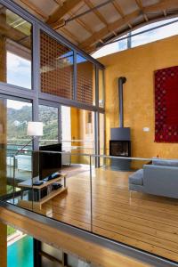 Posezení v ubytování Ravdoucha Epavlis - Luxury Private Villas