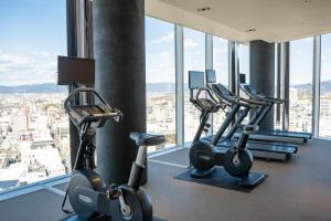 Fitness centrum a/nebo fitness zařízení v ubytování Hotel Arc Riche Toyohashi
