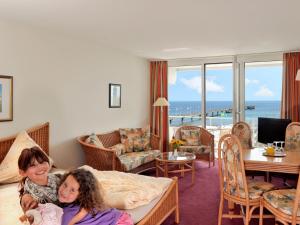 Zona d'estar a Ostsee-Hotel