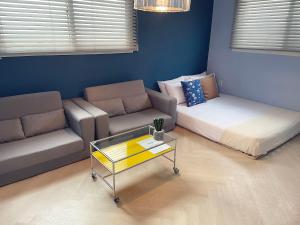 Posezení v ubytování Hostel Mihojae Seomyeon