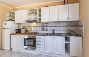 Kuchyň nebo kuchyňský kout v ubytování Nice Apartment In Pula With Wifi