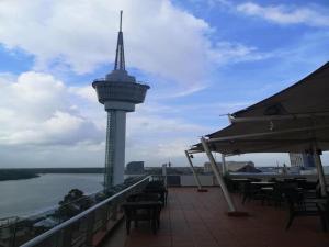 Classic Boutique Hotel Kuantan的阳台或露台