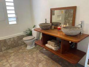 Vannituba majutusasutuses Villa Anse Mitan