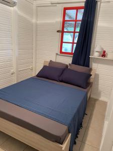 Voodi või voodid majutusasutuse Villa Anse Mitan toas