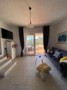 TV a/nebo společenská místnost v ubytování Beautiful island house Ugljan
