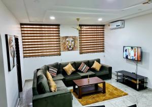 TV a/nebo společenská místnost v ubytování Douglas Luxury Apartments At Douglas Court, Adenta, Accra