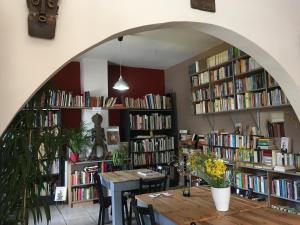 Knihovna v bed and breakfast