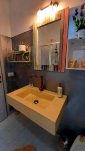 Koupelna v ubytování B&B Rosa