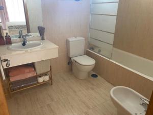 Koupelna v ubytování Apartamento Alcotan