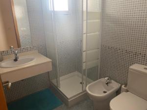 Koupelna v ubytování Apartamento Alcotan