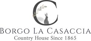 un logotipo para una casa del condado desde en Borgo La Casaccia, en Montaione